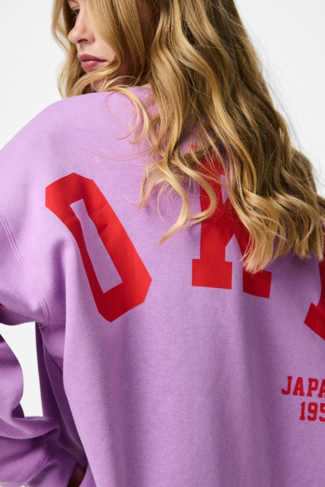 Pieces pcfany ls o-neck oversized sweat jr